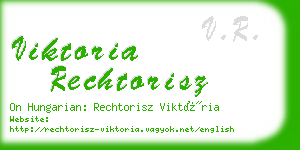 viktoria rechtorisz business card